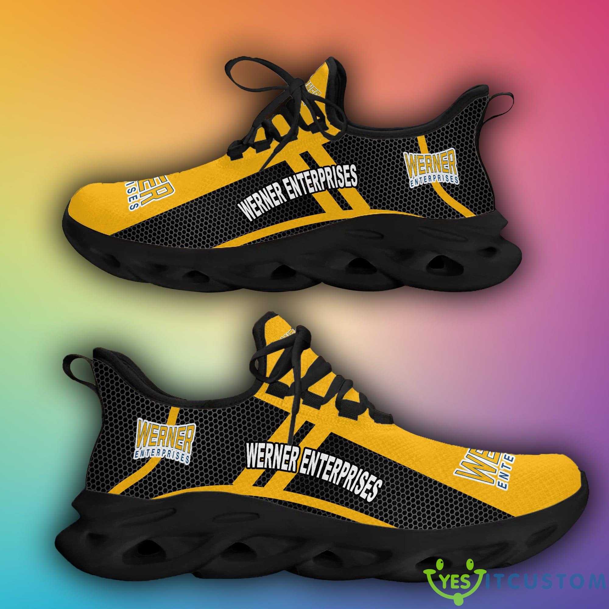 werner enterprises Logo Sport Sneakers Brand Max Soul Shoes Gift For Men Women - werner enterprises Big Logo Max Soul Shoes For Fans_1