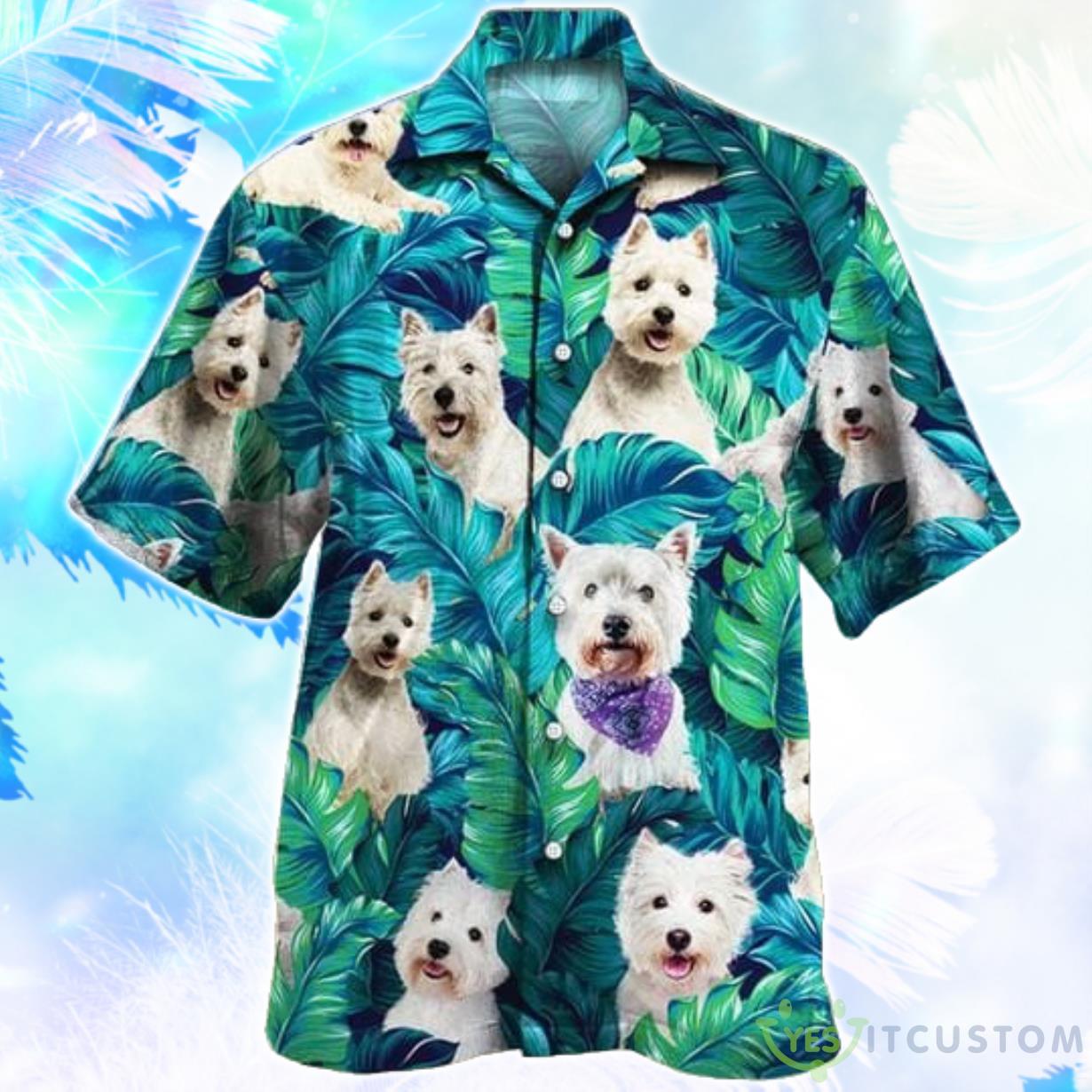 West Highland White Terrier Dog Lovers All Printed 3D Hawaiian Shirt For Men Women 4 West Highland White Terrier Dog Lovers All Printed 3D Hawaiian Shirt For Men Women Product Photo 1