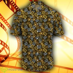 West Virginia Mountaineers Film Pattern Hawaiian Shirt For Men And Women - West Virginia Mountaineers Film Pattern Hawaiian Shirt For Men And Women Photo 3