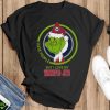Winnipeg Jets NHL Christmas Grinch I Hate People But I Love My Favorite Hockey Team T Shirt - Black T-Shirt