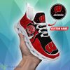Wisconsin Badgers NCAA Flag American Running Sneaker Custom Name Max Soul Shoes - Wisconsin Badgers NCAA Flag American Running Sneaker Custom Name Max Soul Shoes Photo 2