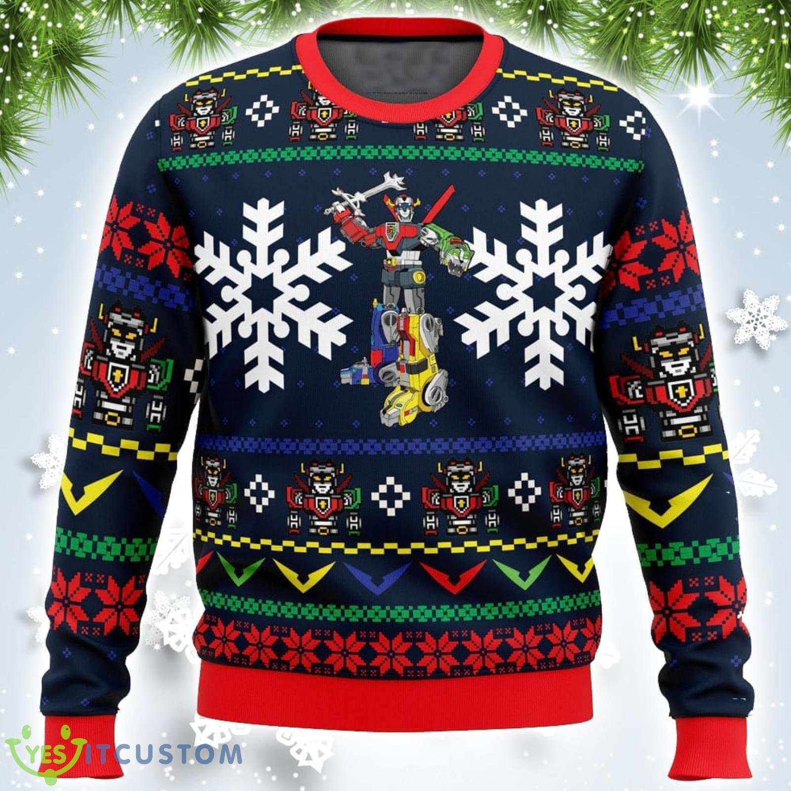 Yuletron Voltron Xmas Ugly Christmas Sweater Christmas Gift For Men And Women Product Photo 1