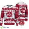 1 FC Nurnberg Snowflakes Reindeer Pattern Ugly Xmas Sweater For Men And Women - 1 FC Nurnberg Snowflakes Reindeer Pattern Ugly Xmas Sweater For Men And Women