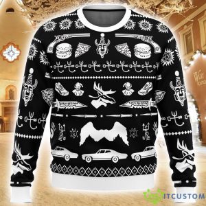 A Very Supernatural Christmas Supernatural Ugly Christmas Sweater Christmas Gift For Family Product Photo 1