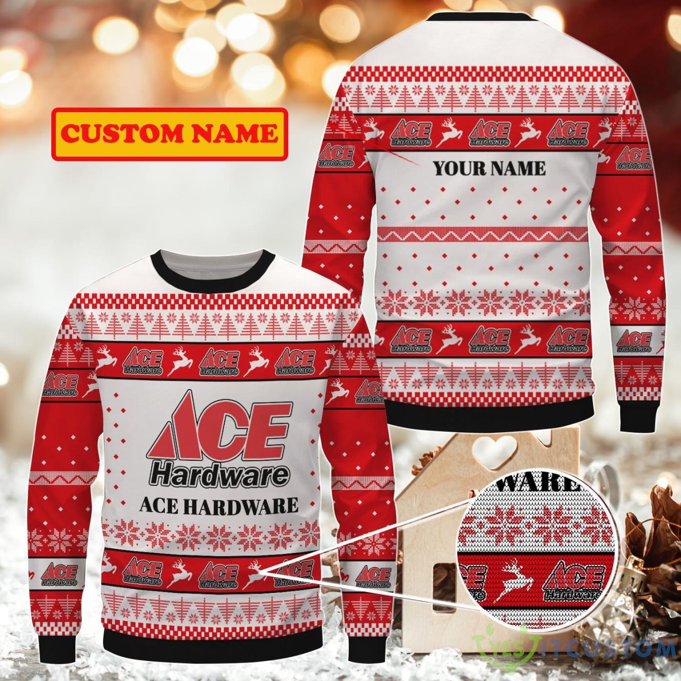 Ace Hardware Ugly Christmas Sweater 3 Ace Hardware Ugly Christmas Sweater Product Photo 1