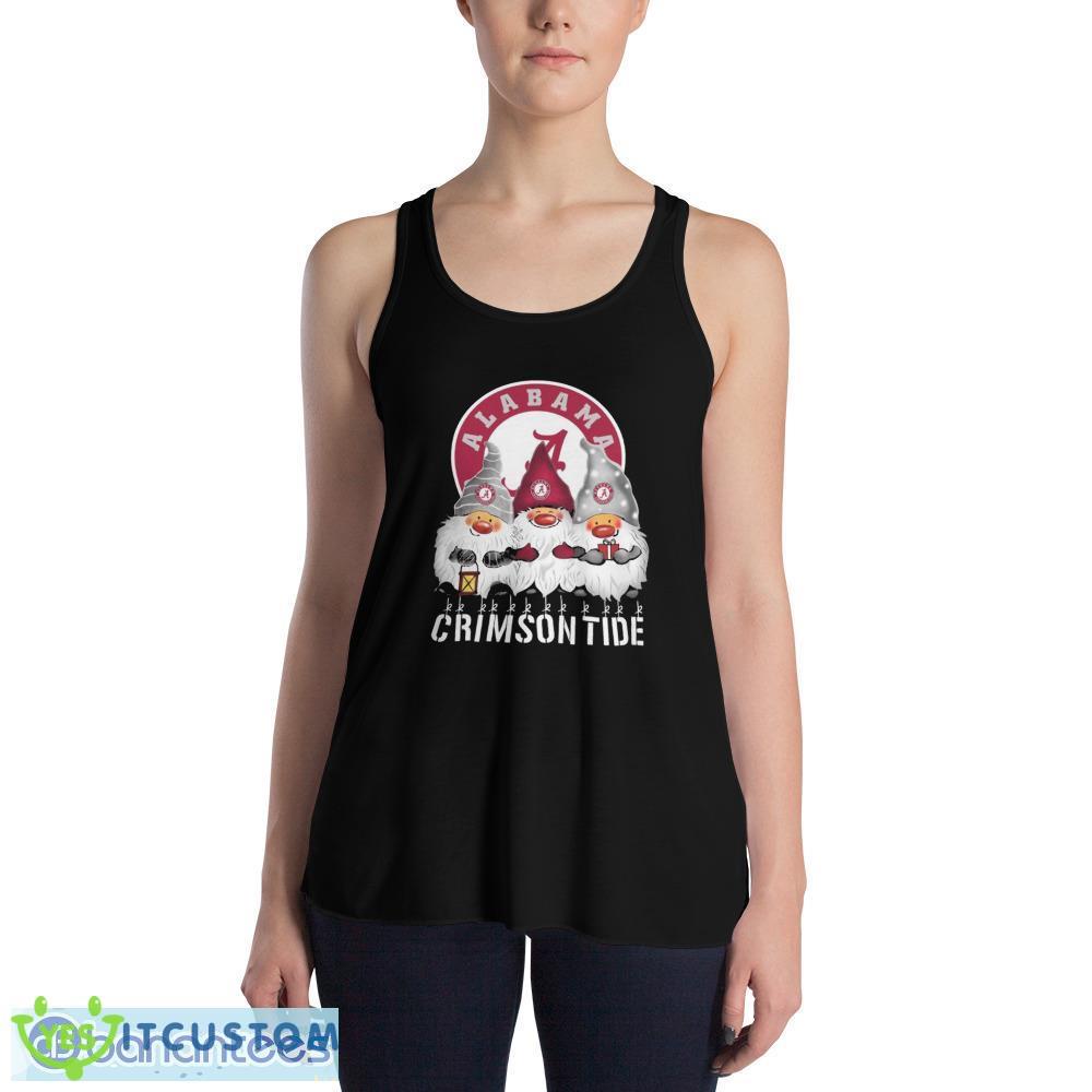 Alabama Crimson Tide Gnomies Christmas Limited Edition T Shirt, Christmas Sweatshirt 4 Alabama Crimson Tide Gnomies Christmas Limited Edition T Shirt, Christmas Sweatshirt - 8800 Women's Flowy Racerback Tank