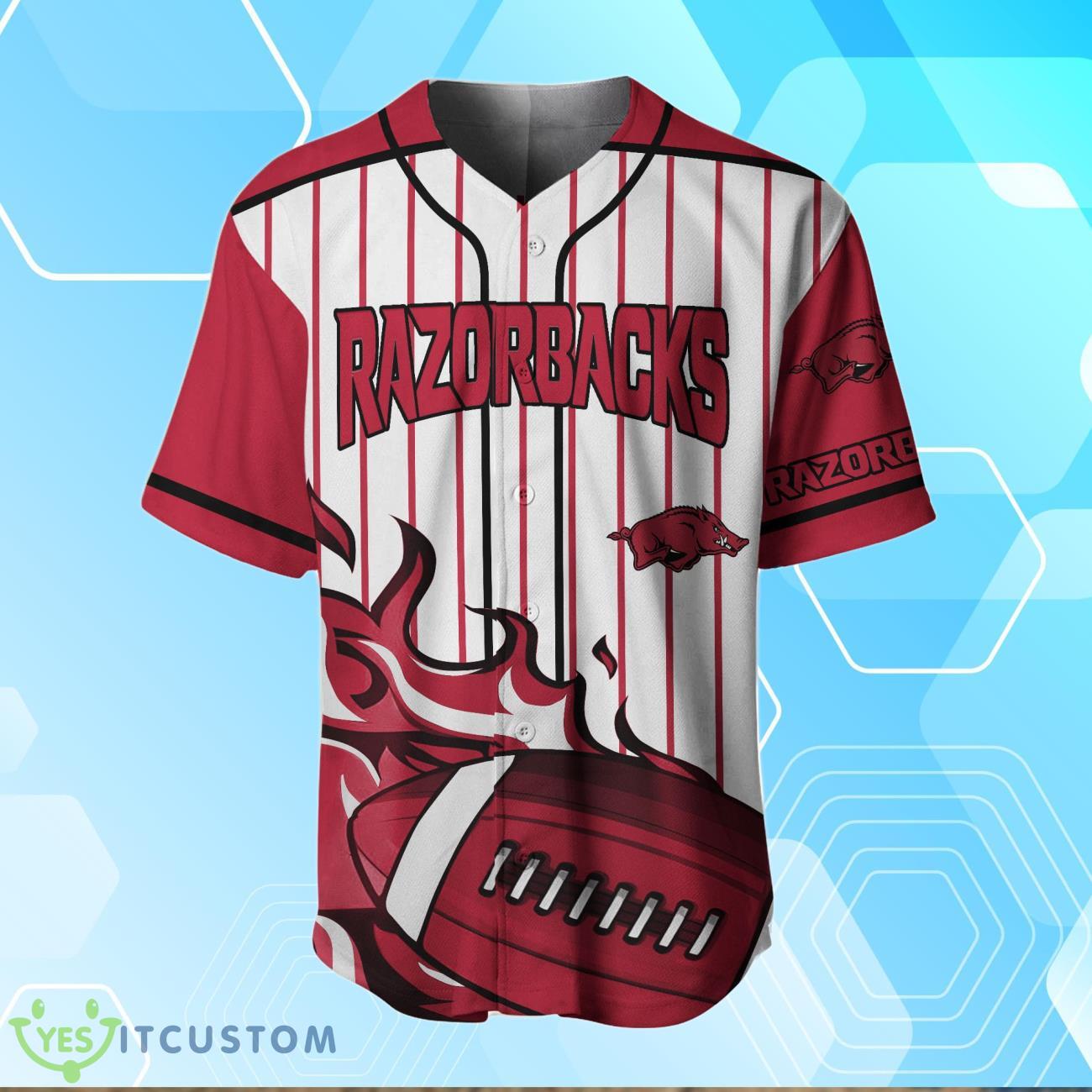 Arkansas Razorbacks BaseBall Jersey Custom Number And Name 6 Arkansas Razorbacks BaseBall Jersey Custom Number And Name Product Photo 2