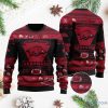 Arkansas Razorbacks Ugly Christmas Sweater All Over Printed Custom Name Christmas Gift For Fans Product Photo 1