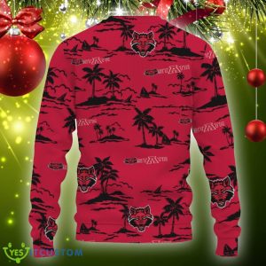 Arkansas State Red Wolves Aloha Hawaii Beach Ugly Xmas Sweater Gift Holidays - Arkansas State Red Wolves Hawaiian Aloha Hawaii Beach-3D Sweatshirt_4