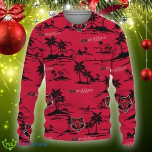 Arkansas State Red Wolves Aloha Hawaii Beach Ugly Xmas Sweater Gift Holidays - Arkansas State Red Wolves Hawaiian Aloha Hawaii Beach-3D Sweatshirt_3