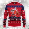 Atlanta Braves Dabbing Santa Claus Xmas Ugly Christmas Sweater Best Christmas Gift Ideas Product Photo 1
