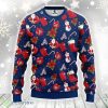 Atlanta Braves Santa Claus Snowman Ugly Christmas Sweater For Sport Fans Christmas Gift Product Photo 1