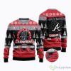 Atlanta Braves WinCraft 2023 World Series Champions Ugly Christmas Sweater 3D Printed Men And Women Holiday Gift Product Photo 1