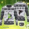 Atlanta Falcons Grinch Shitter's Full Toilet Ugly Christmas Grey 3D Sweater - Atlanta Falcons Grinch Shitter's Full Toilet Ugly Christmas Grey 3D Sweater