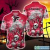 Atlanta Falcons Halloween Trending Skull 3D Hawaiian Shirt For Fans Gift Christmas Men And Women - Atlanta Falcons Halloween Skull Trending Hawaii Shirt New Arrivals_1