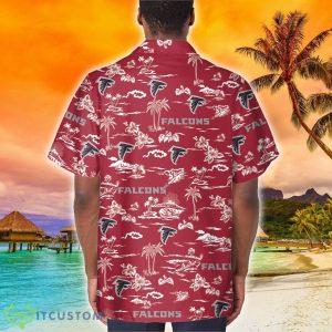 Atlanta Falcons Premium 3D Hawaiian Shirt Best For Fans Beach Gift For Men And Women - Atlanta Falcons Tropical AOP Pocket Hawaiian Shirt_4