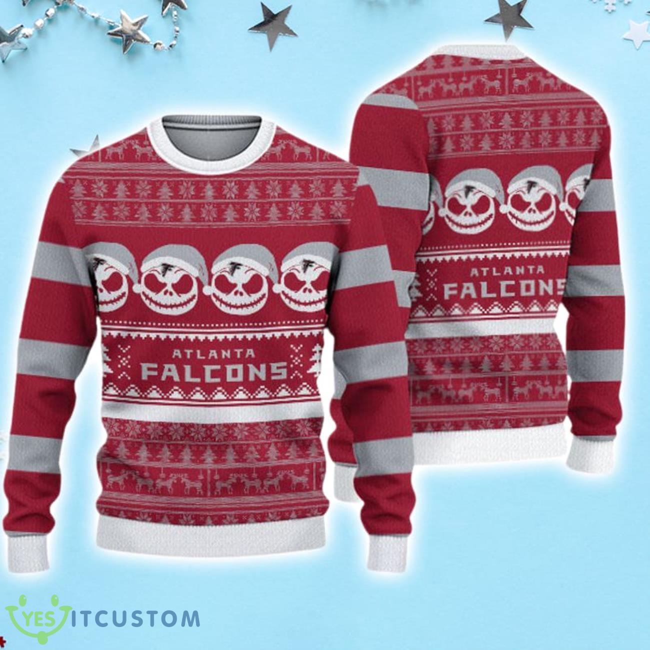 Atlanta Falcons Pumpkin Christmas Sweater 3 Atlanta Falcons Pumpkin Christmas Sweater Product Photo 1