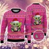 Baby Yoda Dunkin’ Donuts Funny 3D Ugly Christmas Sweater Gift For Men And Women - Baby Yoda Dunkin’ Donuts Funny 3D Ugly Christmas Sweater Gift For Men And Women