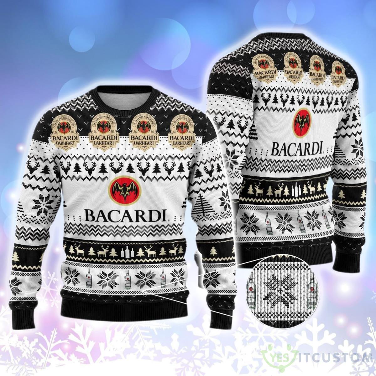 Bacardi Wine Ugly Christmas Sweater 3 Bacardi Wine Ugly Christmas Sweater - Bacardi Wine 3D Printed Ugly Christmas Sweatshirt