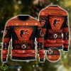 Baltimore Orioles Football Team Logo Custom Name Personalized Ugly Christmas Sweater Christmas Gift For Big Fans Product Photo 1