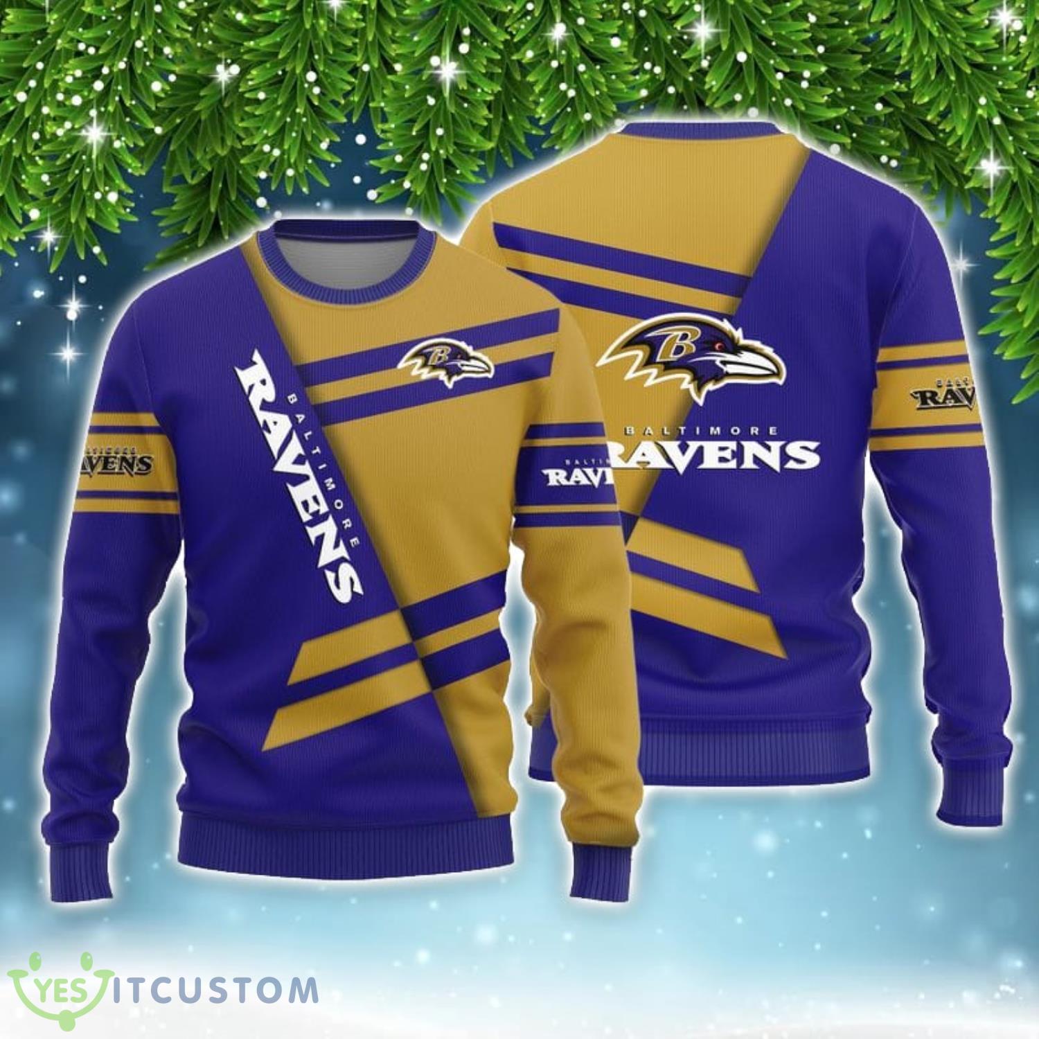 Baltimore Ravens Basic Pattern Limited Edition All Over Printed 3D Sweater Christmas Gift 3 Baltimore Ravens Basic Pattern Limited Edition All Over Printed 3D Sweater Christmas Gift Product Photo 1
