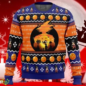 Beautiful Sunset Dragon Ball Ugly Christmas Sweater Unique Gift For Men And Women Product Photo 1