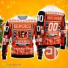 Bengals NFL Ugly Chirstmas Sweater Custom Number & Name Product Photo 1