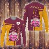 Bethune' 'Cookman Wildcats Be Mine Valentine Gnomes With Valentine Football American Valentine Day Knitted Christmas AOP Sweater - 211023-153206
