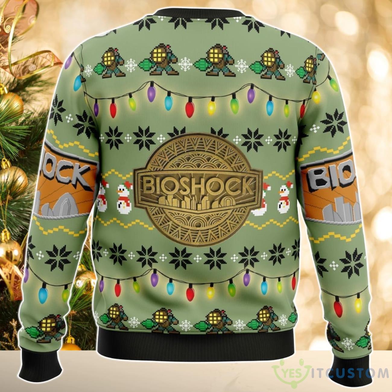 Big Daddy Bioshock AOP Christmas Sweater 6 Big Daddy Bioshock AOP Christmas Sweater Product Photo 2
