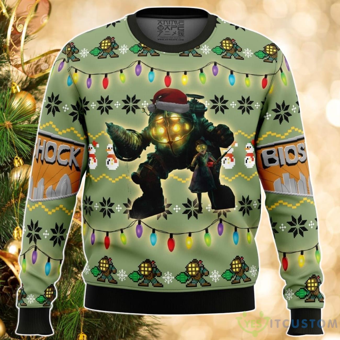 Big Daddy Bioshock AOP Christmas Sweater 5 Big Daddy Bioshock AOP Christmas Sweater Product Photo 1