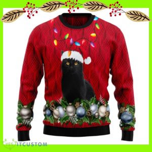 Black Cat Christmas Beauty Ugly Christmas Sweater New For Men And Women Gift Holidays Christmas - Black Cat Christmas Beauty Ugly Christmas Sweater For Men & Women Christmas Gift Sweater US2554_1