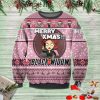 Black Widow AOP Christmas Sweater Product Photo 1