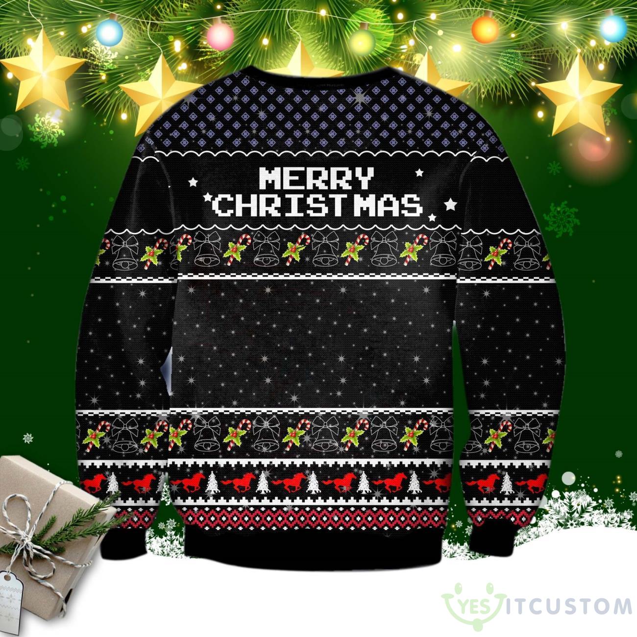 Bojack Horseman Knitting Pattern AOP Christmas Sweater 6 Bojack Horseman Knitting Pattern AOP Christmas Sweater Product Photo 2