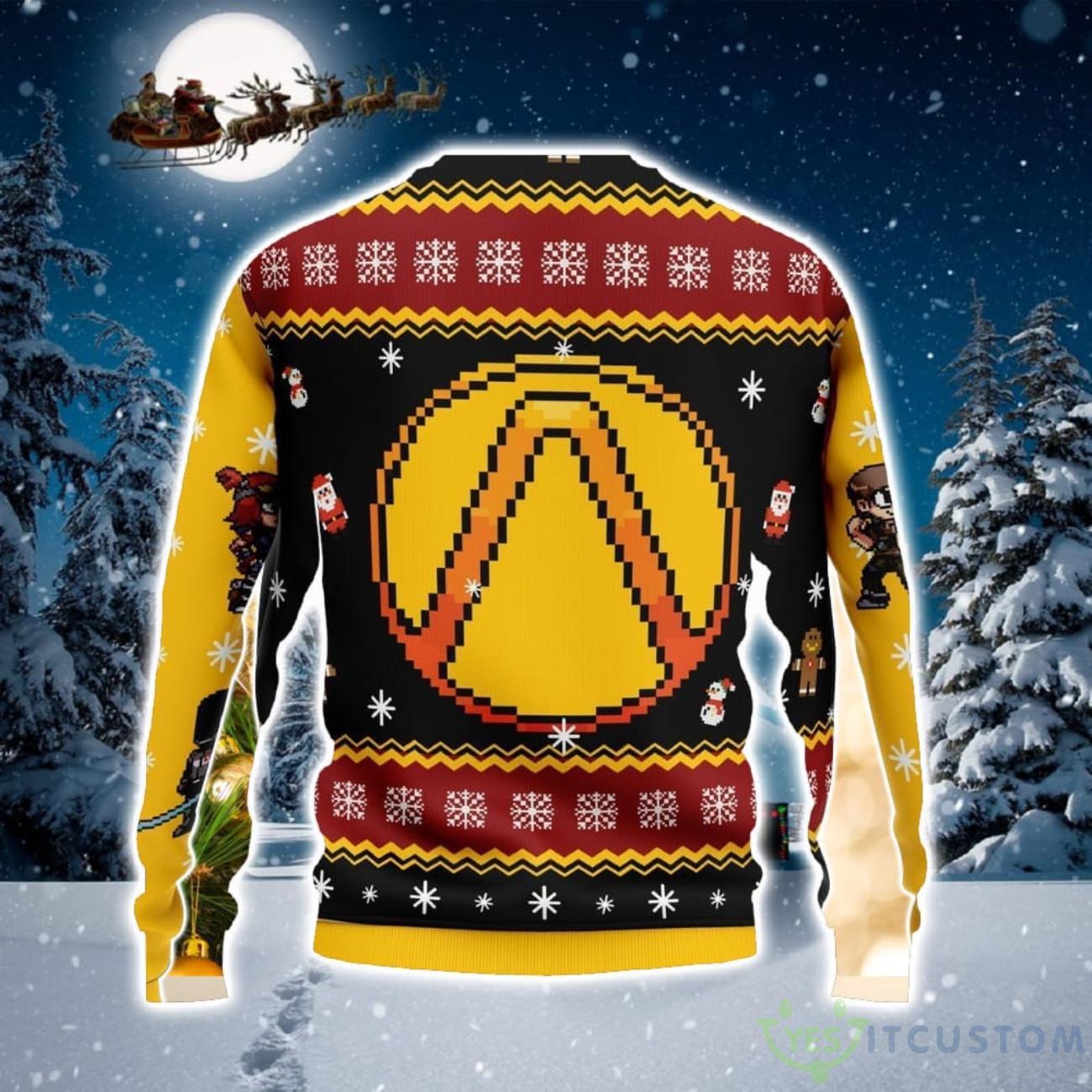 Borderlands AOP Christmas Sweater 6 Borderlands AOP Christmas Sweater Product Photo 2