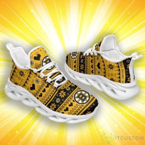 Boston Bruins Christmas Patterns Max Soul Shoes 6 Boston Bruins Christmas Patterns Max Soul Shoes Product Photo 3