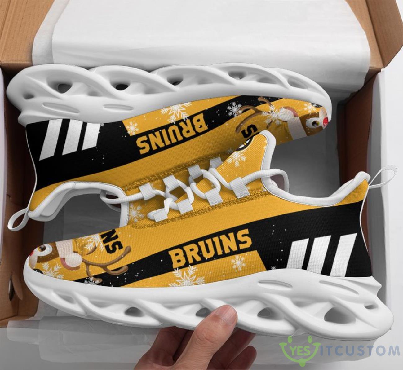 Boston Bruins Christmas Reindeer Special Style Max Soul Shoes 5 Boston Bruins Christmas Reindeer Special Style Max Soul Shoes Product Photo 1