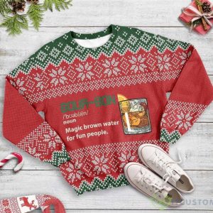 Bourbon Noun Ugly Christmas Sweater - Ugly Christmas Bourbon Noun EZ12 2610 All Over Print Sweatshirt_3