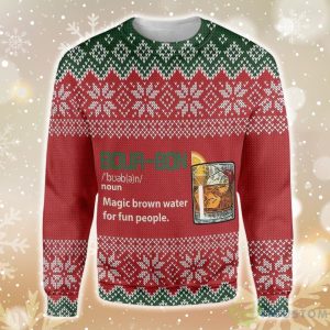 Bourbon Noun Ugly Christmas Sweater - Ugly Christmas Bourbon Noun EZ12 2610 All Over Print Sweatshirt_1