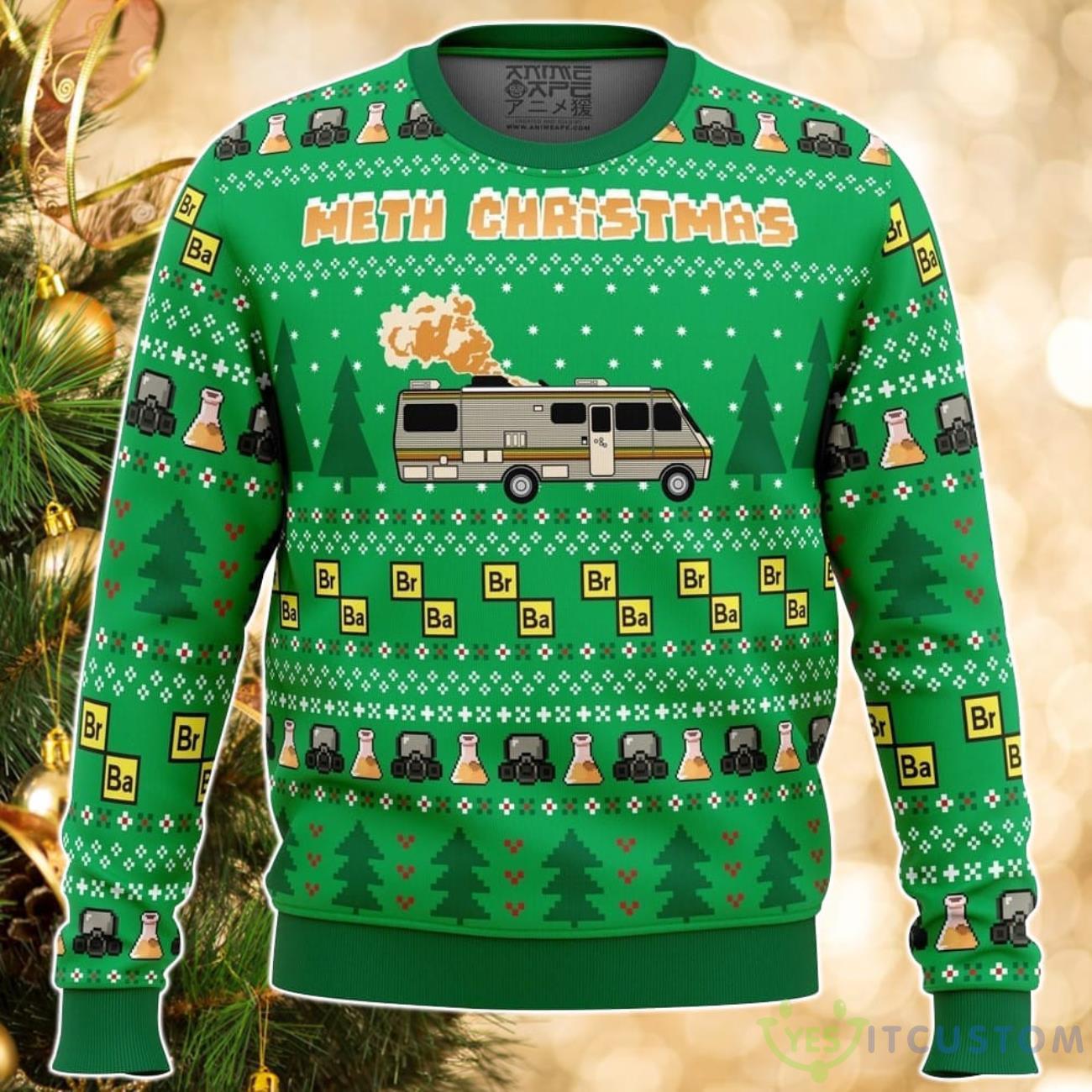 Br Ba Breaking Bad AOP Christmas Sweater 5 Br Ba Breaking Bad AOP Christmas Sweater Product Photo 1