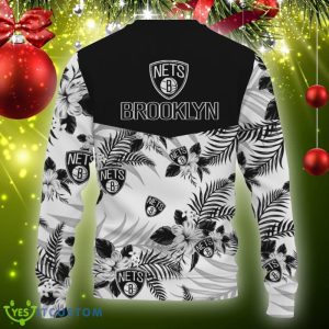 Brooklyn Nets Tropical Patterns Ugly Xmas Sweater Gift Holidays 3 Brooklyn Nets Tropical Patterns Ugly Xmas Sweater Gift Holidays - Brooklyn Nets Tropical Patterns New Trends For Fans Club Gifts Unisex 3D T-Shirt, Hoodie, Sweatshirt-3D Sweatshirt_4