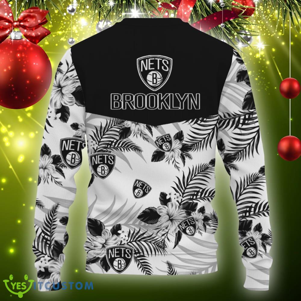 Brooklyn Nets Tropical Patterns Ugly Xmas Sweater Gift Holidays 6 Brooklyn Nets Tropical Patterns Ugly Xmas Sweater Gift Holidays - Brooklyn Nets Tropical Patterns New Trends For Fans Club Gifts Unisex 3D T-Shirt, Hoodie, Sweatshirt-3D Sweatshirt_4