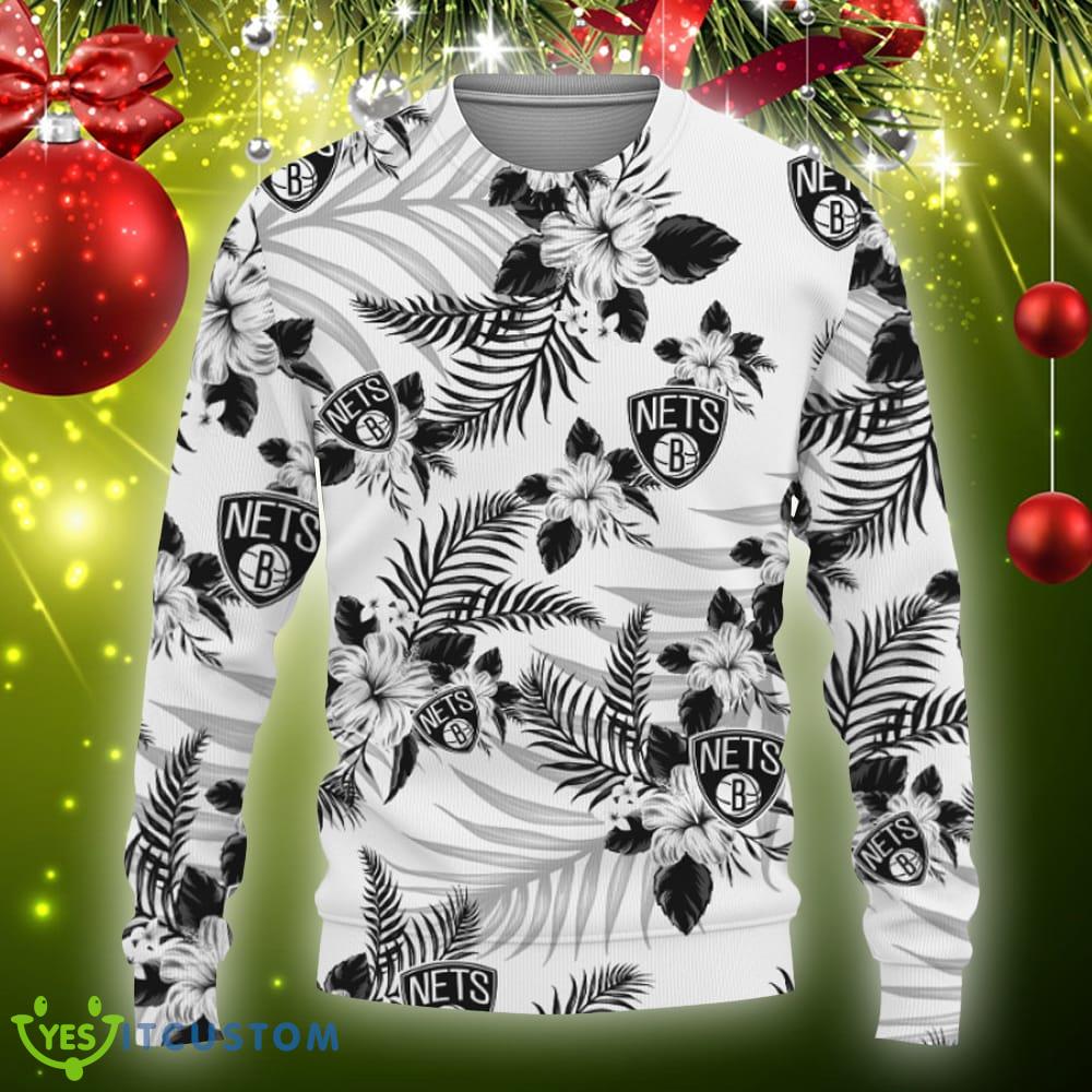 Brooklyn Nets Tropical Patterns Ugly Xmas Sweater Gift Holidays 5 Brooklyn Nets Tropical Patterns Ugly Xmas Sweater Gift Holidays - Brooklyn Nets Tropical Patterns New Trends For Fans Club Gifts Unisex 3D T-Shirt, Hoodie, Sweatshirt-3D Sweatshirt_3