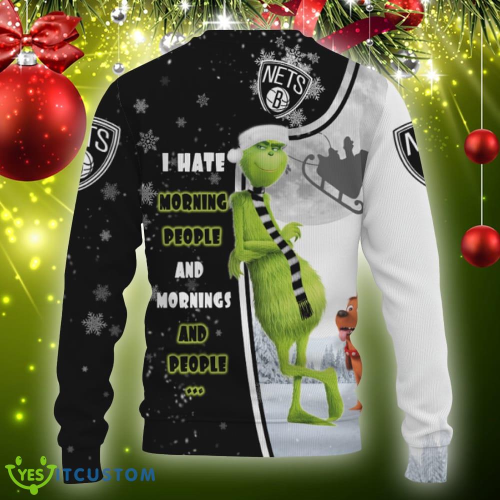 Brooklyn Nets Ugly Christmas Sweater Gift Holidays 6 Brooklyn Nets Ugly Christmas Sweater Gift Holidays - Brooklyn Nets T-shirt, Hoodie, Sweatshirt-3D Sweatshirt_4