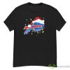 Buffalo Bills Santa Hat Christmas Light Shirt - G500 Men’s Classic T-Shirt