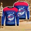 Buffalo Bills Santa sleigh driving reindeer Pattern Ugly Christmas Sweater Product Photo 1