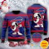 Buffalo Bills Snoopy Dabbing Christmas AOP Sweater Product Photo 1