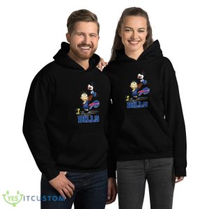 Buffalo Bills The Peanuts Limited Edition T Shirt, Christmas Sweatshirt - 18500 Unisex Heavy Blend Hooded Sweatshirt