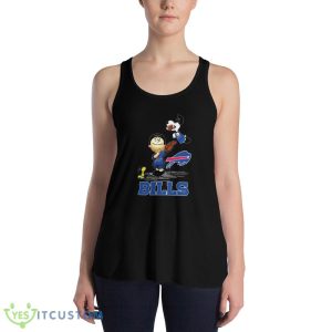 Buffalo Bills The Peanuts Limited Edition T Shirt, Christmas Sweatshirt - 8800 Women's Flowy Racerback Tank