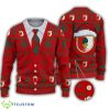 Bundesliga FC Augsburg Vest Santa Hat Logo Ugly Christmas Sweater For Fans - Bundesliga FC Augsburg Vest Santa Hat Logo Ugly Christmas Sweater For Fans