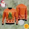 Burger King Grinch Snow Christmas AOP Sweater Product Photo 1